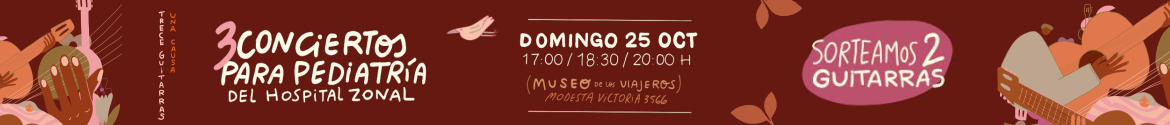 TRECE GUITARRAS UNA CAUSA - 3 Conciertos para Pediatría
